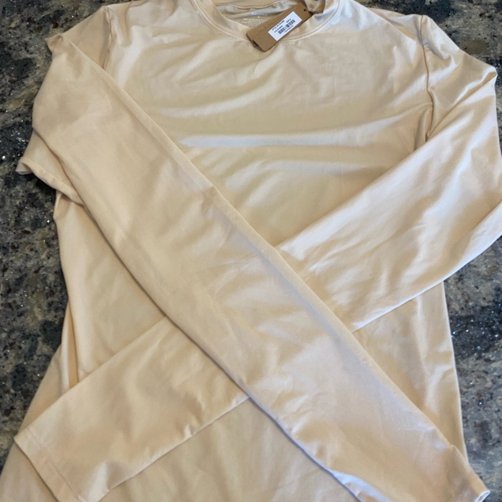 Skims Fits Everybody Long Sleeve Sand M